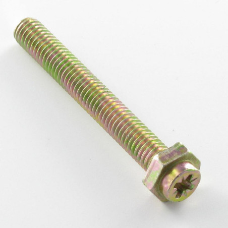 1 x Vite Cassetta Testa Esagonale Pozy M6X45 Pozy 2 Classe 6.8 Bicromato