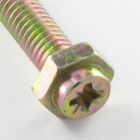 1 x Vite Cassetta Testa Esagonale Pozy M6X45 Pozy 2 Classe 6.8 Bicromato
