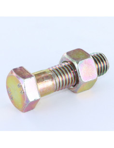 Bullone (Venduto Con Dado) Testa Esagonale M12X20 Bicromato 2