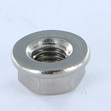 1 x Dado esagonale Acciaio Inox A2 Flangia Liscia M8