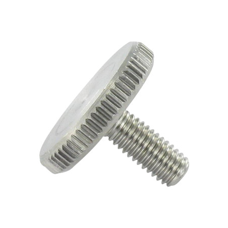 1 x Vite Per Metalli Zigrinata Bassa Acciaio Inox A1 M6X30