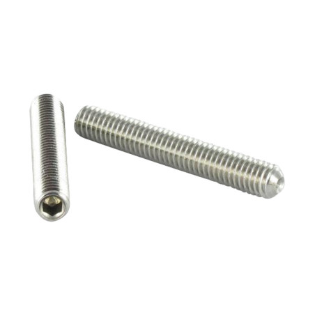 1 x Vite Per Metalli Acciaio Inox A2 Senza Testa Con Cava Esagonale Chiave Esagonale Da 6 M12X35 Punta Coppa