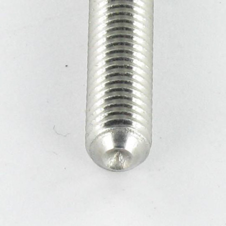 1 x Vite Per Metalli Acciaio Inox A2 Senza Testa Con Cava Esagonale Chiave Esagonale Da 4 M6X12 Punta Coppa