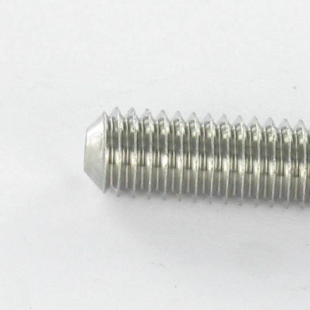 1 x Vite Per Metalli Acciaio Inox A2 Senza Testa Con Cava Esagonale Chiave Esagonale Da 4 M8X30 Punta Coppa
