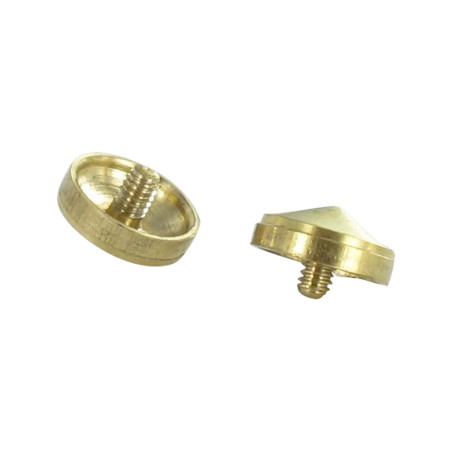 1 x Coprivite Conico Ottone 12 Coprivite M3 Passo 60