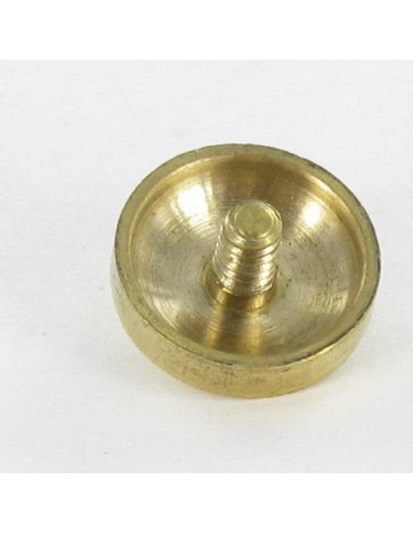 1 x Coprivite Conico Ottone Cromato 12...