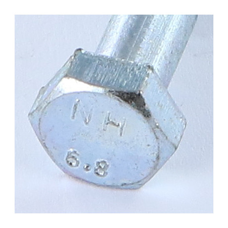 1 x Gambo Del Bullone Parzialmente Filettato Testa Esagonale M8X40 Classe 6.8 Zincate Frenafiletti