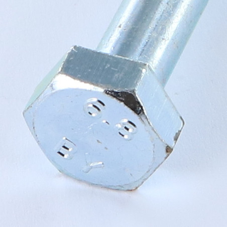 1 x Gambo Del Bullone Parzialmente Filettato Testa Esagonale M10X70 Filettata Su 12 Classe 6.8 Zincate S/PL17