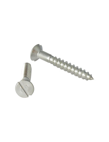 1 x Viti Per Legno Acciaio Inox A2 Testa Forata...