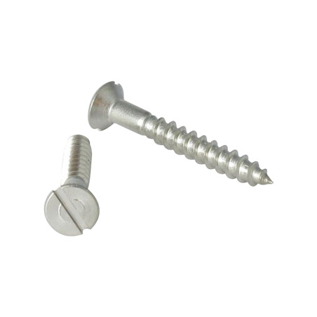 1 x Viti Per Legno Acciaio Inox A2 Testa Forata Con Intaglio 2,5X16 microviti