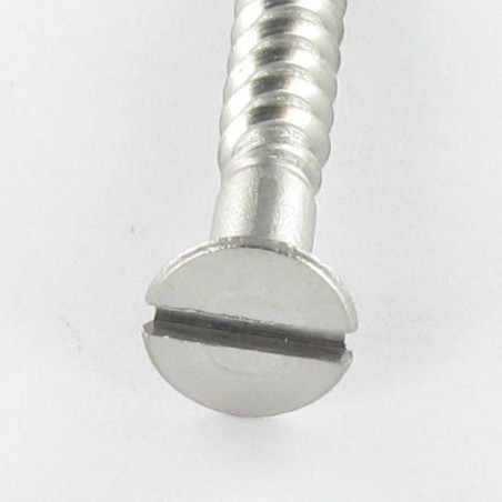 1 x Viti Per Legno Acciaio Inox A2 Testa Forata Con Intaglio 2,5X16 microviti
