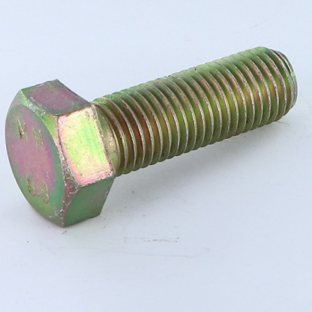 1 x Gambo Del Bullone Parzialmente Filettato Testa Esagonale M20X60 Classe 8.8 Bicromato