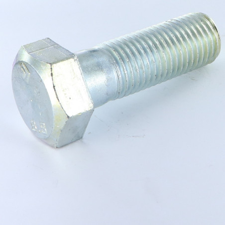 1 x Gambo Del Bullone Parzialmente Filettato Testa Esagonale M20X80 Classe 8.8 Zincate
