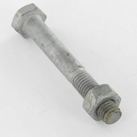 1 x Bullone (Venduto Con Dado) Testa Esagonale M16X60 Classe 8.8 Elevata Resistenza Alla Corrosione Acciaio