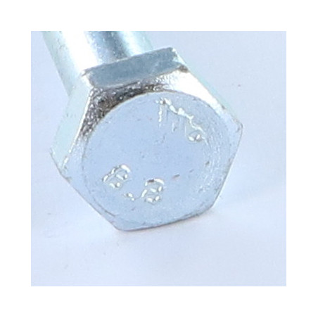 1 x Gambo Del Bullone Parzialmente Filettato Testa Esagonale M8X45 Classe 8.8 Zincate