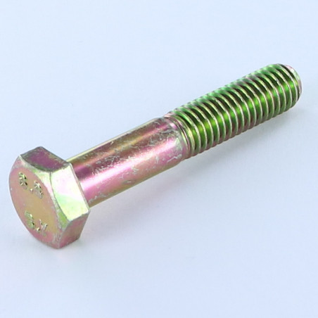 1 x Gambo Del Bullone Parzialmente Filettato Testa Esagonale M12X40 Classe 8.8 Bicromato