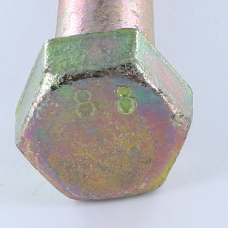 1 x Gambo Del Bullone Parzialmente Filettato Testa Esagonale M18X150 Filettata Su 30 Classe 8.8 Bicromato