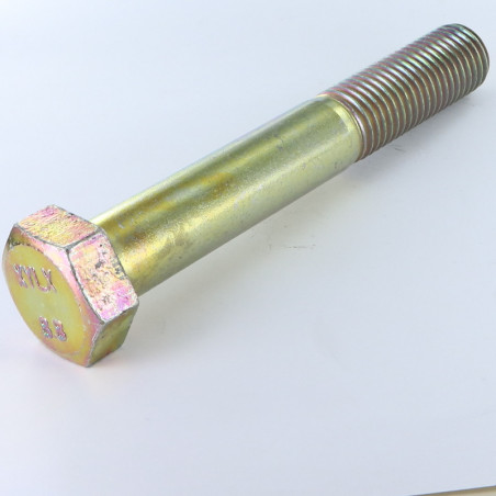 1 x Gambo Del Bullone Parzialmente Filettato Testa Esagonale M20X110 Classe 8.8 Bicromato
