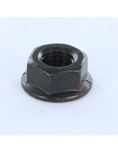 Dado Flangia Dentellato M12 Acciaio Zincato Nero