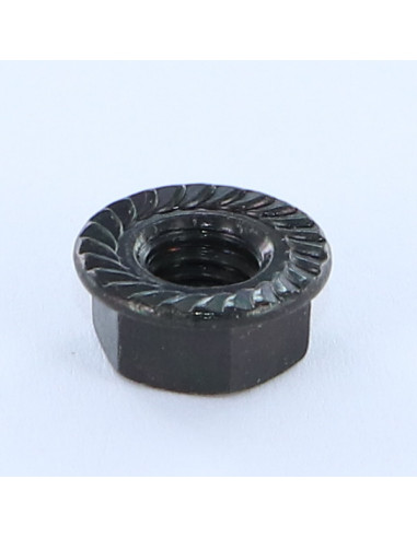 1 x Dado Flangia Dentellato M12 Acciaio Zincato...