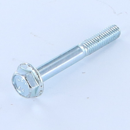 1 x Vite Per Metalli Testa Esagonale M6X45 Flangia Liscia Zincate