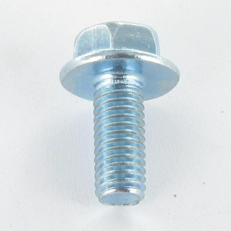 1 x Vite Per Metalli Testa Esagonale M8X20 Flangia Liscia Zincate