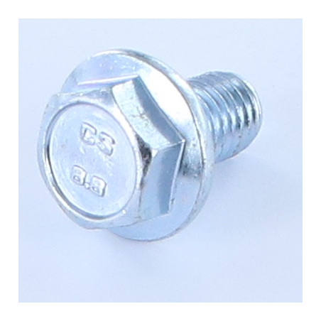 1 x Vite Per Metalli Testa Esagonale M12X40 Flangia Dentellata Zincate