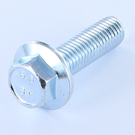 1 x Vite Per Metalli Testa Esagonale M12X40 Flangia Dentellata Zincate