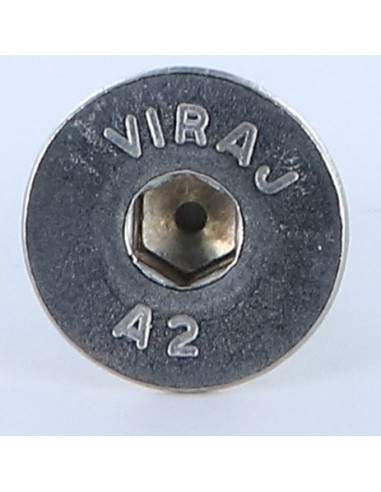 1 x Vite Per Metalli Acciaio Inox A2 Testa...