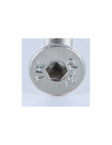 1 x Vite Per Metalli Acciaio Inox A2 Testa...