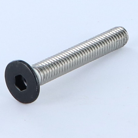 1 x Vite Per Metalli Acciaio Inox A2 Testa Forata Con Esagono Incassato Chiave Esagonale Da 4 M6X40 Ral9005 Nero Intenso
