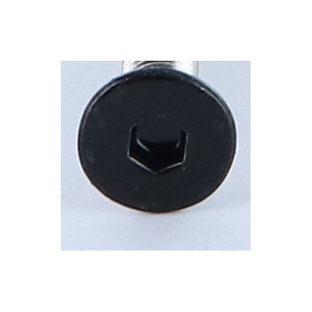1 x Vite Per Metalli Acciaio Inox A2 Testa Forata Con Esagono Incassato Chiave Esagonale Da 4 M6X40 Ral9005 Nero Intenso