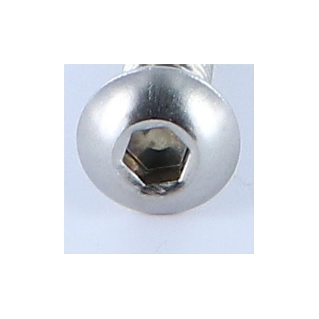1 x Vite Per Metalli Bei (Testa Bombata Esagono Incassato) M8X50 Discussione completa Chiave Esagonale Da 5 Acciaio Inox