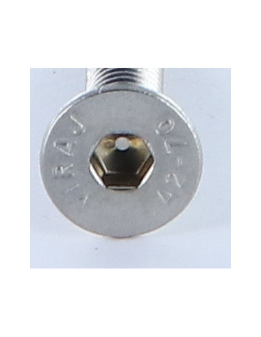 1 x Vite Per Metalli Acciaio Inox A2 Testa...