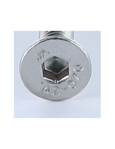 1 x Vite Per Metalli Acciaio Inox A2 Testa...