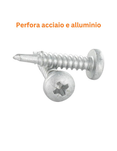 1 x Vite Autoperforante Testa Cilindrica Pozy...