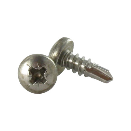 1 x Vite Autoperforante Acciaio Inox A2 Testa Cilindrica Bombata Phillips 4.8X16