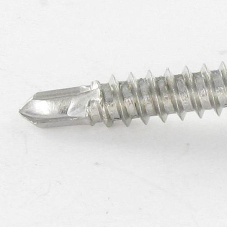 1 x Vite Autoperforante Testa Esagonale 6,3X32 Acciaio Inox A2