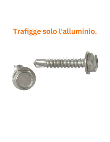 1 x Vite Autoperforante Testa Esagonale 6,3 x...