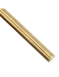 Barra Filettata M4 Lunghezza 1 Metro Ottone