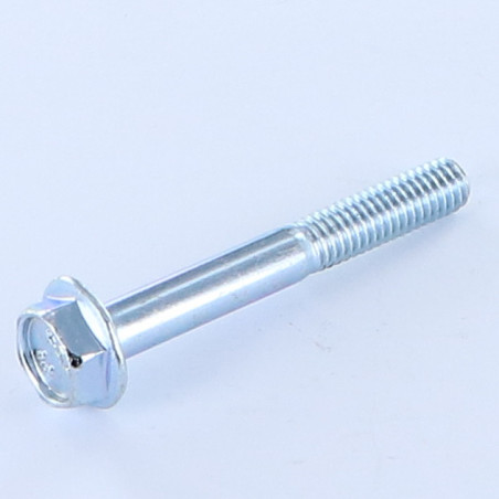 1 x Vite Per Metalli Testa Esagonale M6X45 Filettatura Parziale Flangia Dentellata Classe 8.8 Zincate