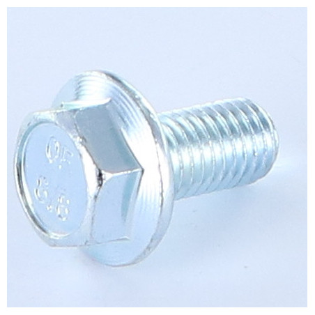 1 x Vite Per Metalli Testa Esagonale M12X30 Flangia Dentellata Classe 8.8 Zincate