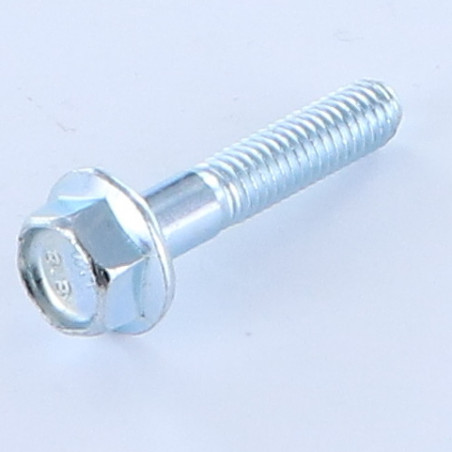 1 x Vite Per Metalli Testa Esagonale M6X30 Filettata Su 18 Filettatura Parziale Flangia Dentellata Classe 8.8 Zincate