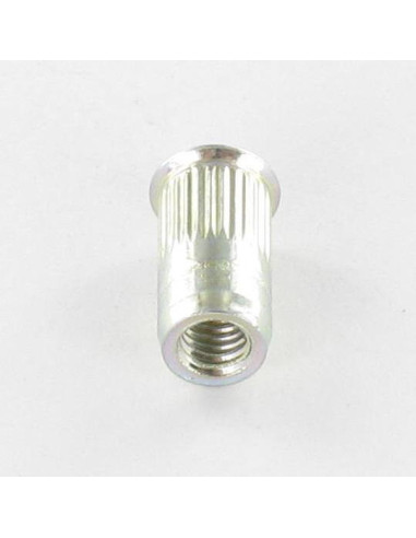 1 x Dado Cieco Zincate M8 11X17 Testa Ridotta
