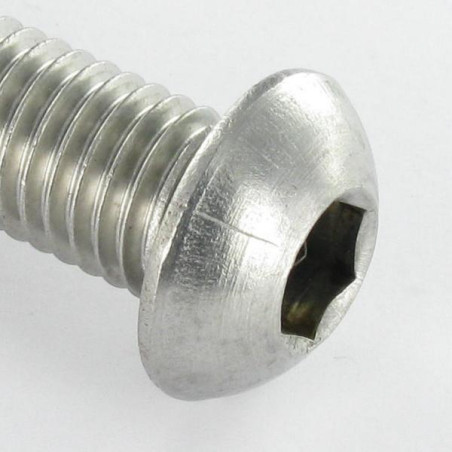 1 x Vite Per Metalli Acciaio Inox A2 Bei (Testa Bombata Esagono Incassato) M10X100 Discussione completa Chiave Esagonale