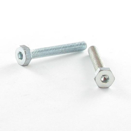 1 x Vite Per Metalli Testa Esagonale + Chiave Esagonale Da 4 M6X35 Zincate