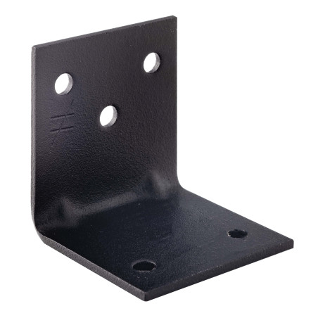 1 x Staffe SIMPSON Strong Tie 40X40X40 Spessore 2 Ral9005 Nero Intenso