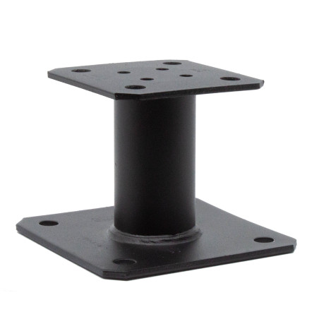 1 x Base de correio fisso SIMPSON Strong Tie 130X130 Ral9005 Nero Intenso