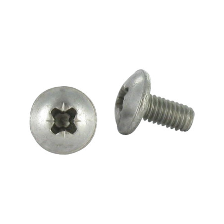 1 x Vite Per Metalli Testa Poelier Larga Pozy M4X20 Acciaio Inox A2