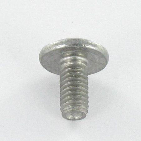 1 x Vite Per Metalli Testa Poelier Larga Pozy M6X16 Acciaio Inox A2 Nero Ral9005 Nero Intenso